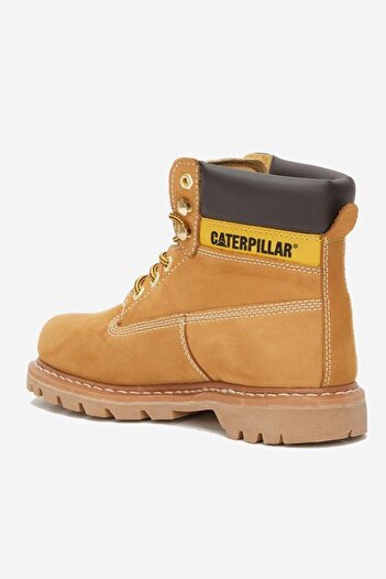 Caterpillar Colorado Hakiki Nubuk Deri Bot Honey Nubuk