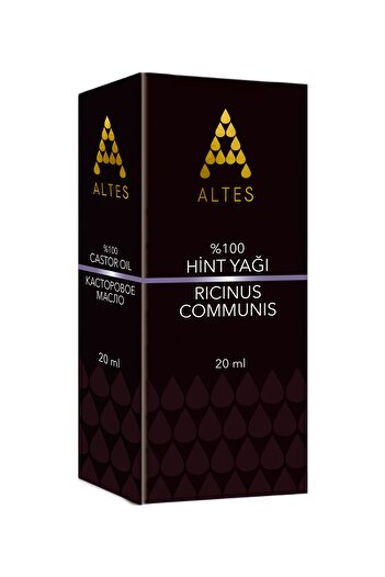 altes %100 Saf Hint Yağı / Castor Oil / Soğuk Sıkım 20ml Tm24hnt0101