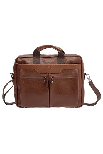 Fiyaka Wp-6008 Unisex Briefcase/laptop Bag Brown