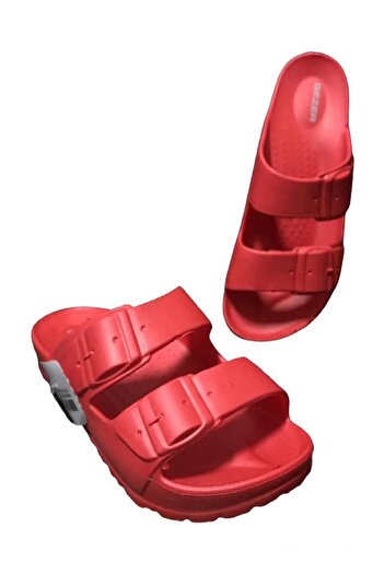 GEZER Summer Non-Slip Double Buckle View Pool Sea Bath and Beach Slippers (Slim Fit!)