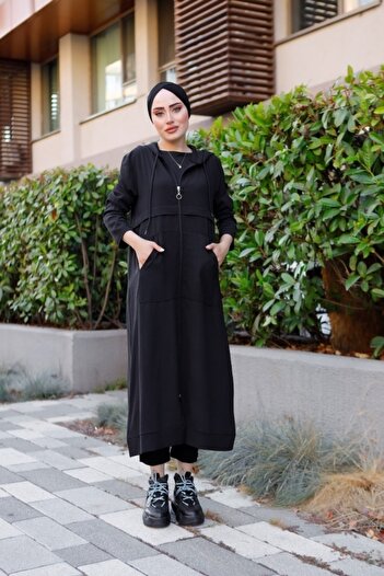 VOLT CLOTHİNG Dámská čepice Ayrobin Cardigan s kapucí