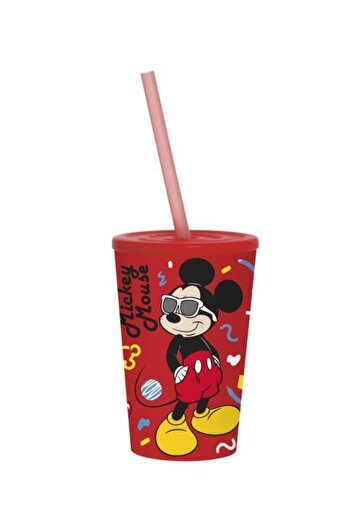 Herevin Colorful 340cc Licensed Glass with Straw