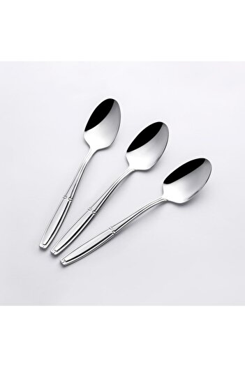 Nehir Buket Plain 12-Piece Tea Spoon Set