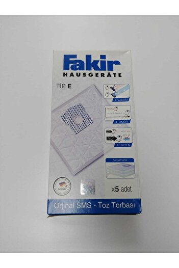 Fakir Type E 5-Piece Sms Cloth Bag