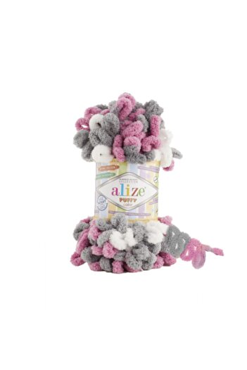 Alize Πλεκτό νήμα χεριού Puffy Color 5 τεμαχίων