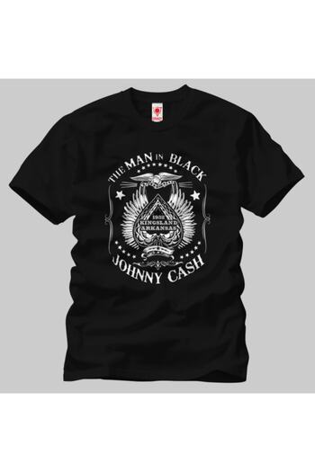 Crazy Ανδρικό μπλουζάκι Johnny Cash: The Man In Black