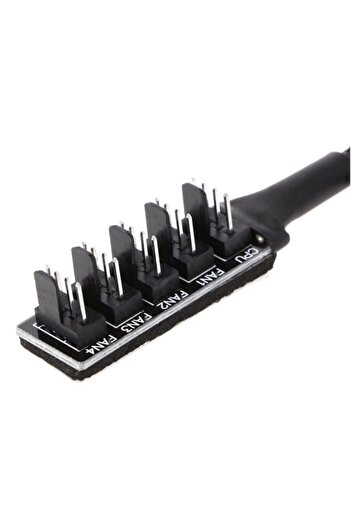 Alfais 4353 Fan Çoklayıcı 4 Port Y Pwm Splitter 4 Pin