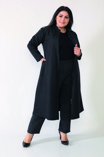 Şahbaz Plus Size Winter Coat