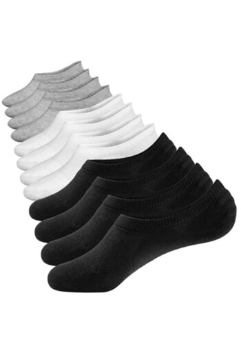 socksbox 12'li Dört Mevsim Pamuklu Patik Çorap