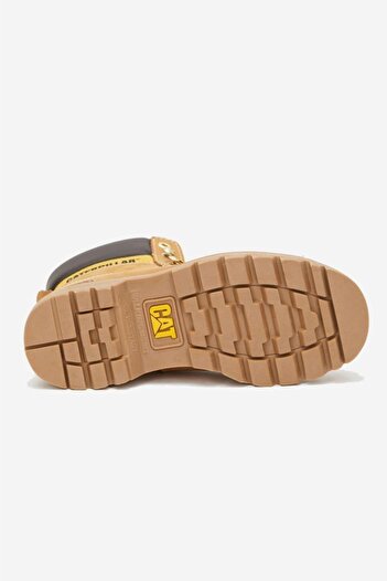 Caterpillar Colorado Hakiki Nubuk Deri Bot Honey Nubuk