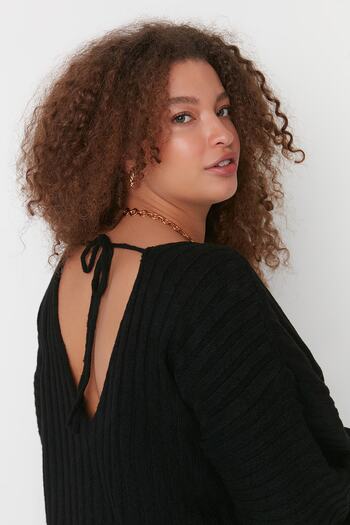 Trendyol Curve Blue Knitwear Sweater