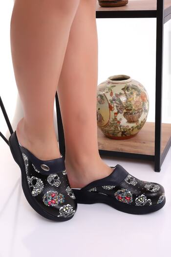 Wordex Sb2006 Orthopedic Women's Sabo Slippers Doctor Nurse Cook Work Slippers
