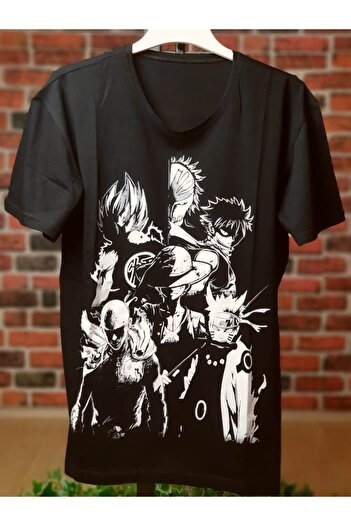 Touz Satu Moda & Anime Oversize Heroes Unisex T Shirt