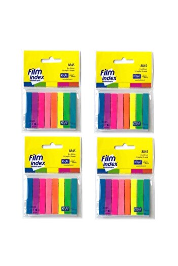 KRAF Film Index 8 Colors - Set of 4