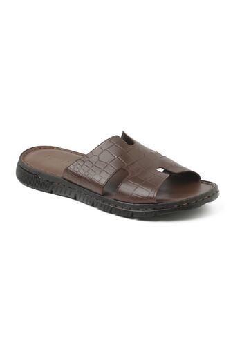 John May Men's Slippers Wa-1925 Brown