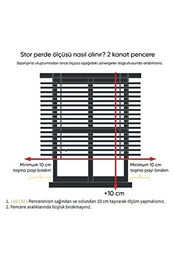 İREMKARAHOME Mat Ekru Stor Perde