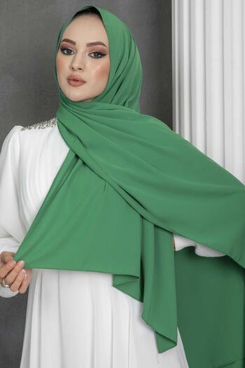Larissa Scarf Medina Silk Shawl Grass Green