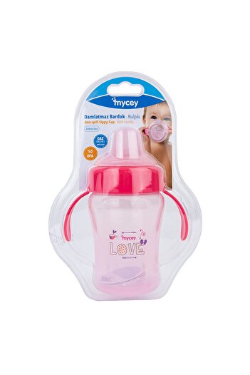 mycey Sippy Cup with Handle Love