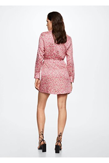 MANGO Woman Çiçek Desenli Elbise