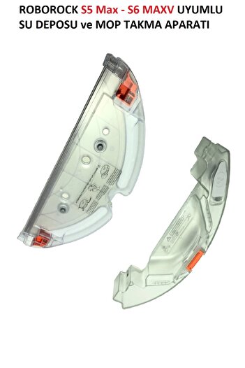 LİN GRUP Roborock S5 Max και S6 Maxv - Εξάρτημα δοχείου νερού και σφουγγαρίστρας + σφουγγαρίστρα