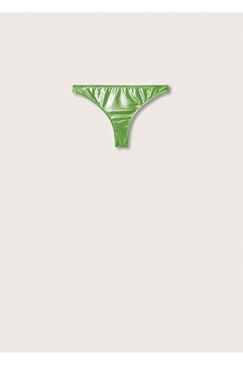 MANGO Woman Metallic Bikini Bottom