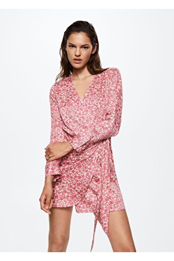 MANGO Woman Çiçek Desenli Elbise