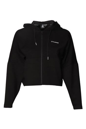 hummel Hmlmojave 921527 -2001 Black Women's Zip Hoodie Jacket - F