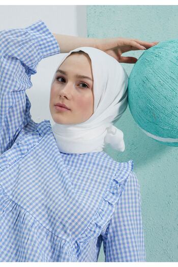 BURDEN IPEK Daria Aerobin Jazz Shawl White