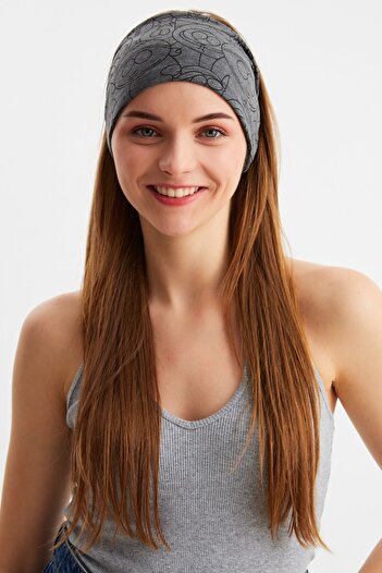 Butikgiz Bandana pentru femei pentru utilizare pe două fețe, bumbac pieptănat, anti-alunecare, ușoară, bandană pentru păr sport