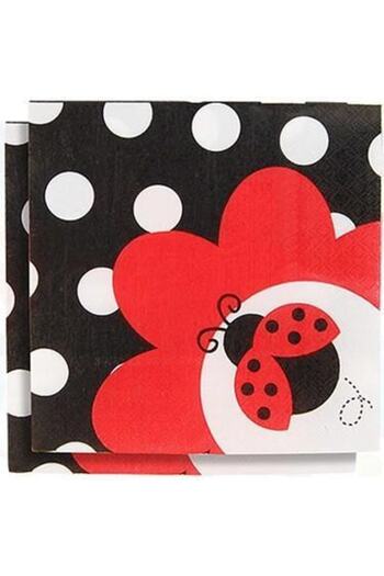 Happyland Ladybug Printed Paper Napkins 20pcs