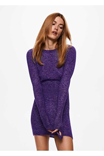MANGO Woman Short Knit Dress