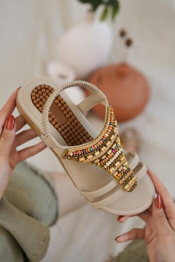 Khayt Γυναικεία σανδάλια Rebeca Anatomical Fashion Stone Daily