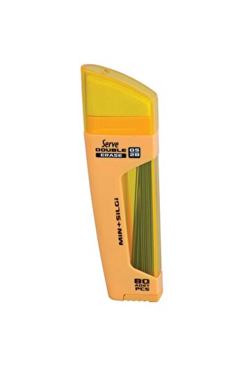 Serve Double Erase 0.5 Mm Min Eraser Pastel Yellow