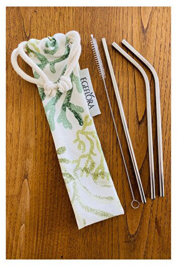Egeflora Steel Straw Set