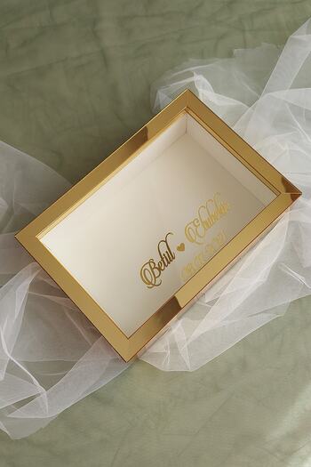 Verda Çerçeve 21x30 Cm Plexi Covered Memory Frame!Rose Box!Memory Frame for Special Day Flowers