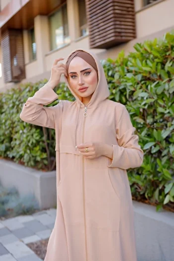 VOLT CLOTHİNG Dámská čepice Ayrobin Cardigan s kapucí