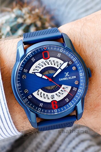 Daniel Klein Men's Dark Blue Wristwatch Dk012151d 03