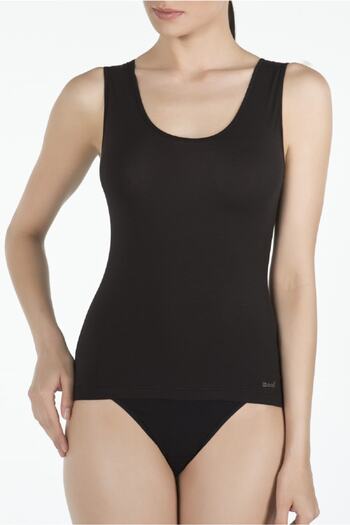 Kom Women's Black Lycra Undershirt 6363