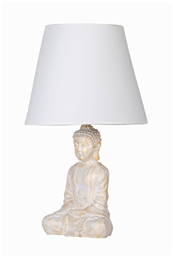 Qdec Modern Design Buddha Lampshade - White Gold-White