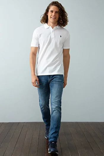 U.S. Polo Assn. Чоловіча футболка з коміром поло G081gl011000739379