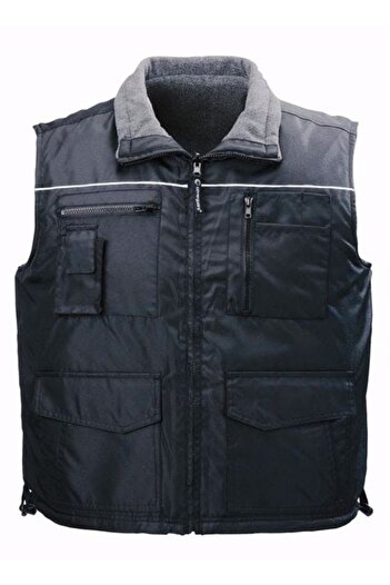 Coverguard Erkek Siyah Carıste Çift Taraflı Yelek 5carn