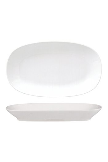 Evren 34cm Thermo Melamine Boat Salad Plate Matar Kitchen