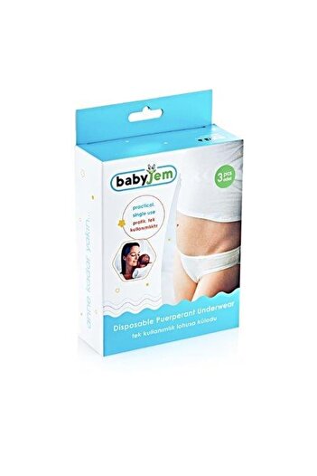 Babyjem Одноразові труси для породіль, 3 шт.