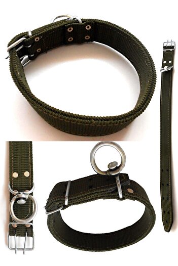 AmoreDog Palaska Green Strong Kangal Dog Collar 67-84cm