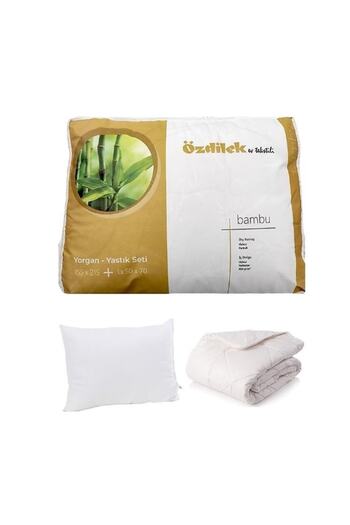 Özdilek Single Bamboo Quilt Pillow Set