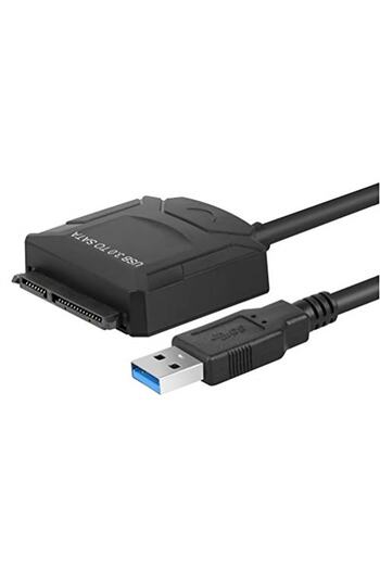Alfais Aes 4356 Usb 3.0 To 2.5 3.5 Inç Sata Ssd Hdd Hard Disk Çevirici Dönüştürücü Adaptör Kablosu