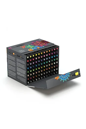 Winsor Newton Winsor & newton promarker large mixed desktop stand set (96 colors)