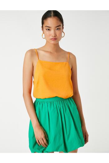 Koton Thin Strap Square Neck Undershirt
