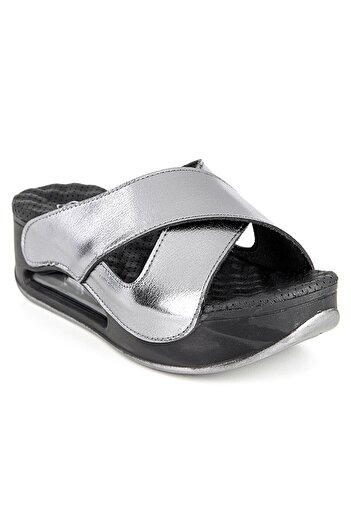 Muya Penelope 31210-753 Air Max Ανατομική Σόλα Γυναικείες Παντόφλες Μόλυβδος 36-40