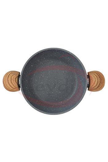 Leydi Marble Natura Granit Sahan Yumurta Tavası 18 Cm - 20 Cm - 22 Cm Set